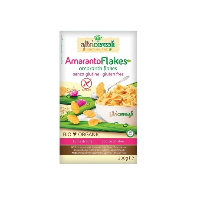 Altricereali Amaranto Flakes Senza Glutine 200g Altricereali Amaranto Flakes Senza Glutine 200g