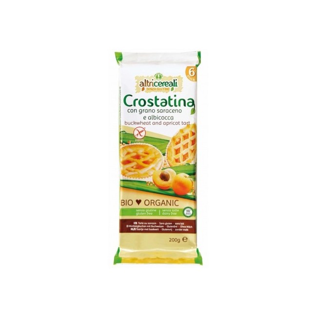 Altricereali Crostatina Con Grano Saraceno E Albicocca 200g Altricereali Crostatina Con Grano Saraceno E Albicocca 200g