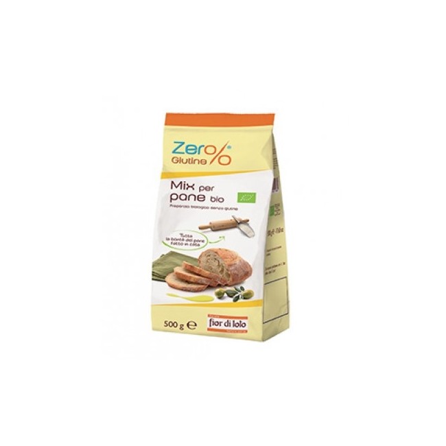 Zero% Glutine Mix Per Pane Biologico 500g Zero% Glutine Mix Per Pane Biologico 500g