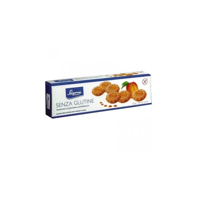 Lazzaroni Pasticcini Gusto Albicocca Senza Glutine 80g