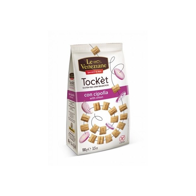 Le Veneziane Tocket Con Cipolla Senza Glutine 100g Le Veneziane Tocket Con Cipolla Senza Glutine 100g