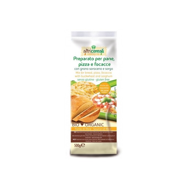 Altricereali Preparato Pane Con Grano Saraceno E Sorgo 500g Altricereali Preparato Pane Con Grano Saraceno E Sorgo 500g