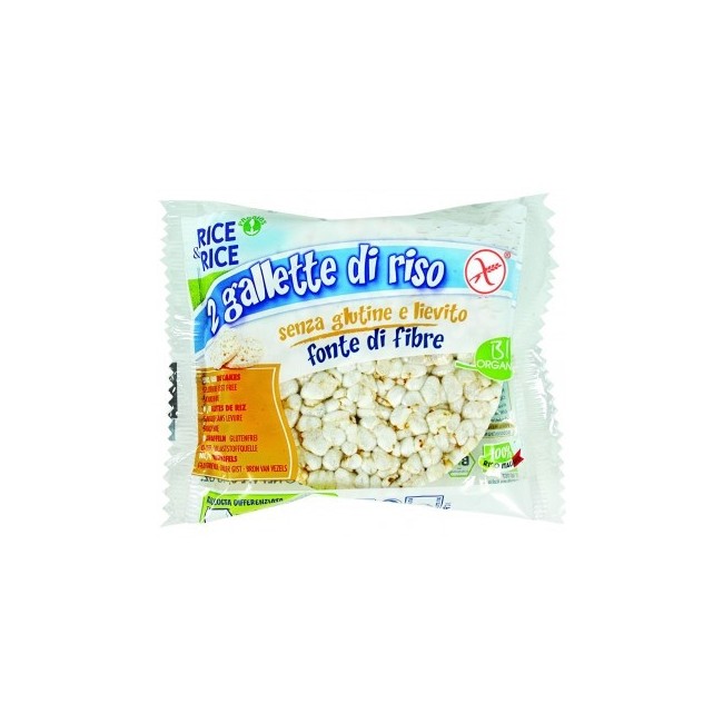 Rice&rice Gallette Di Riso Senza Glutine 13g Rice&rice Gallette Di Riso Senza Glutine 13g