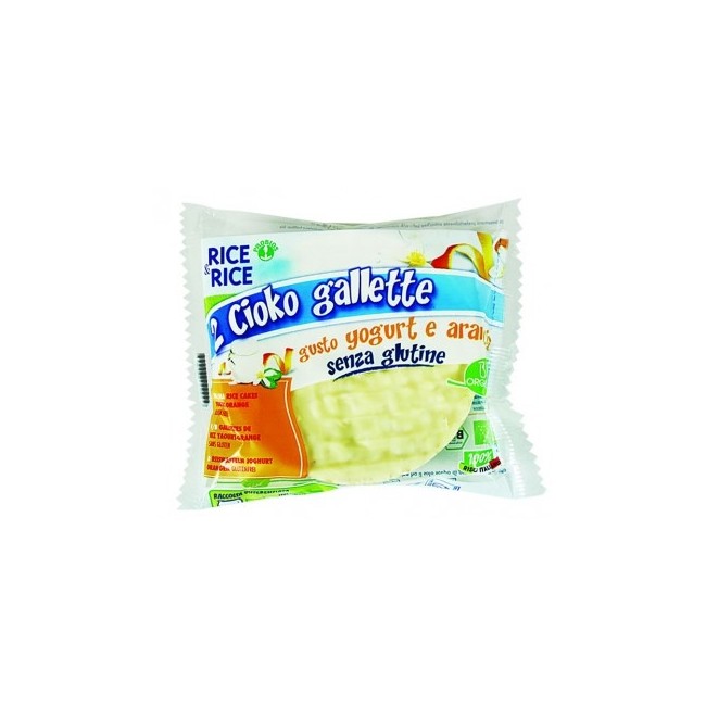 Rice&rice Gallette Con Yogurt Arancia 33g Rice&rice Gallette Con Yogurt Arancia 33g