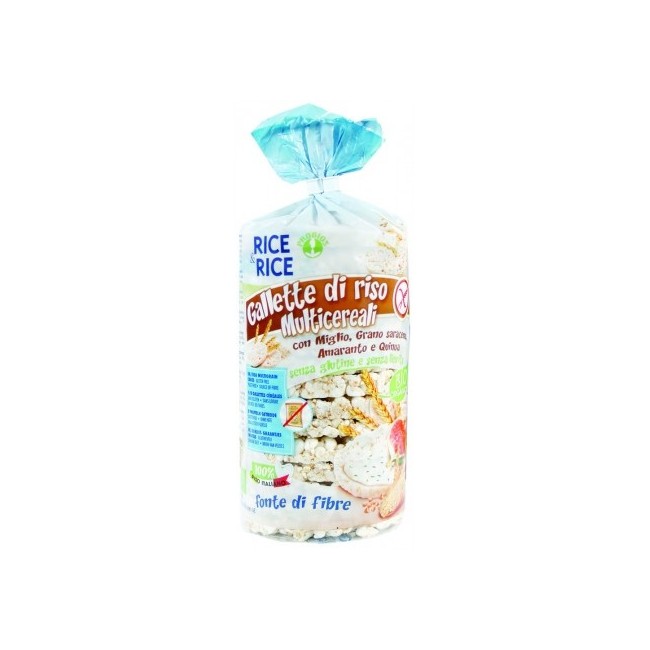 Rice&rice Gallette Di Riso Multicereali Senza Glutine 100g