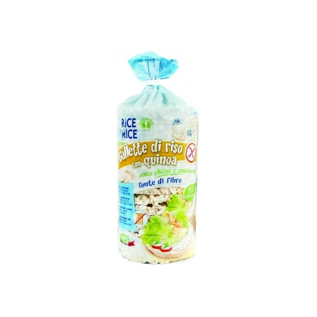 Rice&rice Gallette Di Riso Con Quinoa 100g Rice&rice Gallette Di Riso Con Quinoa 100g