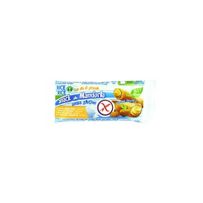 Rice&rice Snack Alla Mandorla Senza Glutine 25g Rice&rice Snack Alla Mandorla Senza Glutine 25g