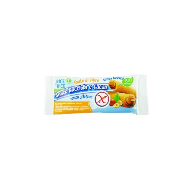 Rice&rice Snack Alla Nocciola E Cacao 25g Rice&rice Snack Alla Nocciola E Cacao 25g
