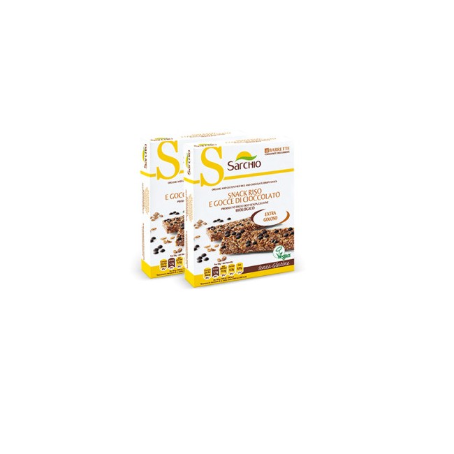 Sarchio Snack Riso E Gocce Di Cioccolato 80g Sarchio Snack Riso E Gocce Di Cioccolato 80g