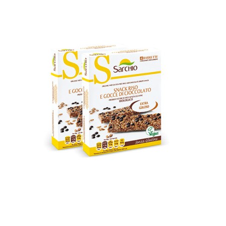 Sarchio Snack Riso E Gocce Di Cioccolato 80g Sarchio Snack Riso E Gocce Di Cioccolato 80g