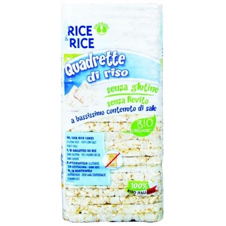 Rice&rice Quadrette Di Riso Biologiche 130g