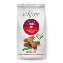 Vivifree Grissini Neri Con Olio E Grano Saraceno Integrale