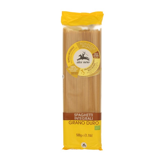 Alce Nero Spaghetti Integrali Di Grano Duro Biologici 500g Alce Nero Spaghetti Integrali Di Grano Duro Biologici 500g