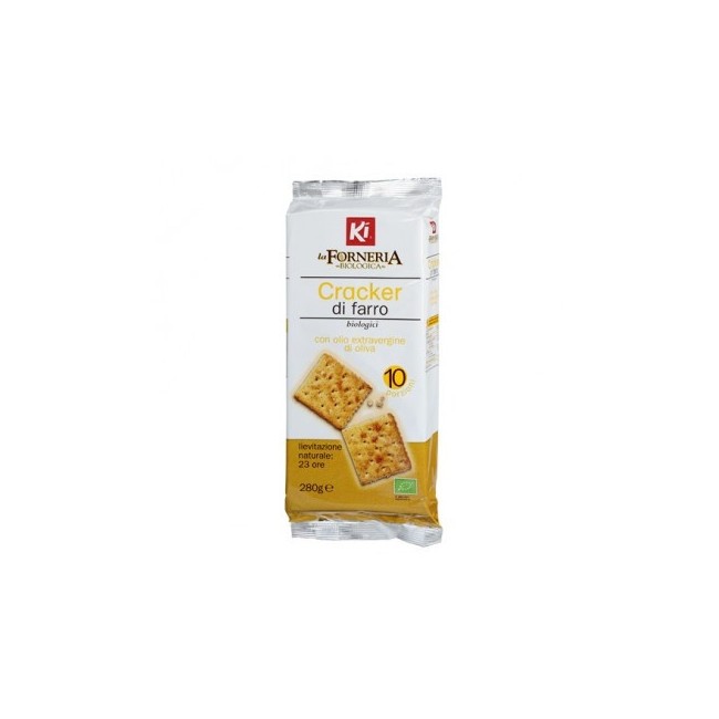 La Forneria Crackers Di Farro Olio Extravergine 280g La Forneria Crackers Di Farro Olio Extravergine 280g