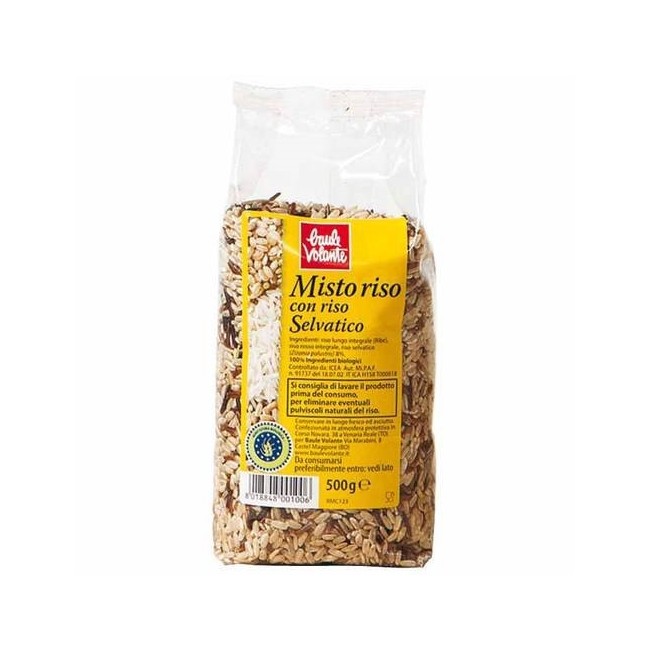 Baule Volante Misto Riso Con Riso Selvatico 500g Baule Volante Misto Riso Con Riso Selvatico 500g