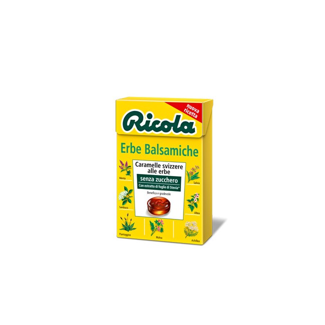 Ricola Erbe Balsamiche Caramelle Senza Zucchero 50g Ricola Erbe Balsamiche Caramelle Senza Zucchero 50g