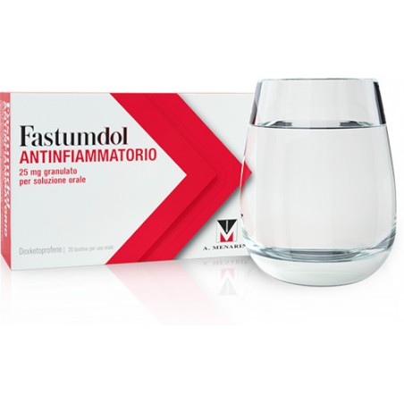 Fastumdol Antiinfiammatorio 20 Bustine 25 Mg Fastumdol Antiinfiammatorio 20 Bustine 25 Mg