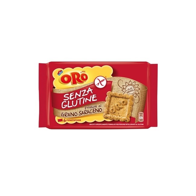 Oro Saiwa Frollino Al Grano Saraceno Senza Glutine 6x240g