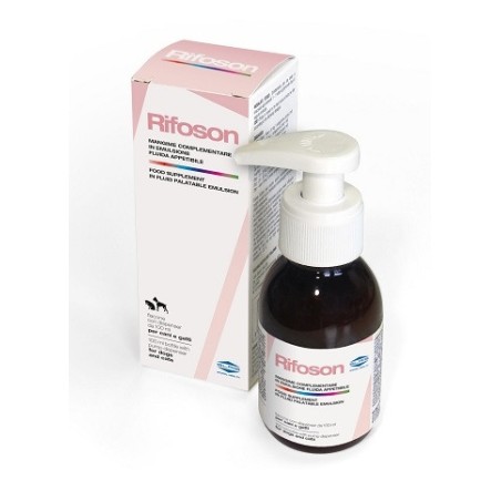 Rifoson Mangime Complementare Per Cane E Gatto 100ml Rifoson Mangime Complementare Per Cane E Gatto 100ml