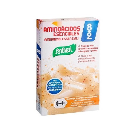 Santiveri Aminoacidi Essenziali 8+2 60 Capsule Santiveri Aminoacidi Essenziali 8+2 60 Capsule