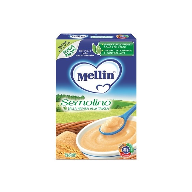 Mellin Semolino A Base Di Cereali 200g Ct 7 Mellin Semolino A Base Di Cereali 200g Ct 7