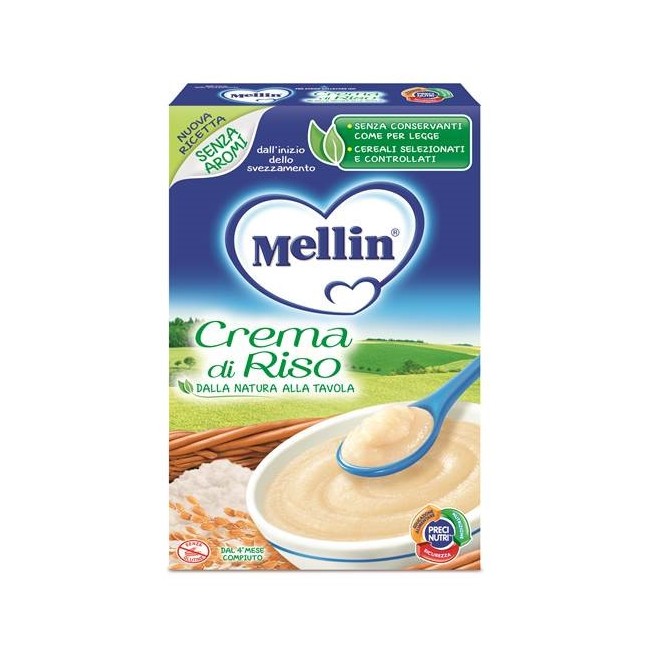 Mellin Crema Di Riso 200g Ct 7 Senza Glutine