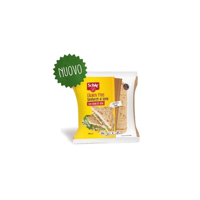 Schar Sandwich Ai Semi Con Semi Di Chia 400g Schar Sandwich Ai Semi Con Semi Di Chia 400g