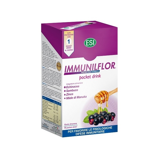 Esi Immunilflor Pocket Drink 16x20ml Esi Immunilflor Pocket Drink 16x20ml
