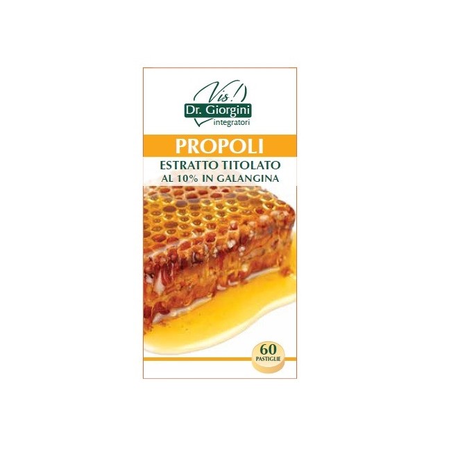 Dr. Giorgini Vis Propoli Estratto Titolato 60 Pastiglie Dr. Giorgini Vis Propoli Estratto Titolato 60 Pastiglie