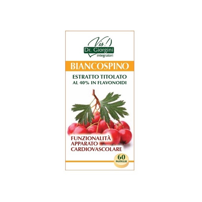 Dr Giorgini Biancospino Estratto Titolato 60 Pastiglie Dr Giorgini Biancospino Estratto Titolato 60 Pastiglie