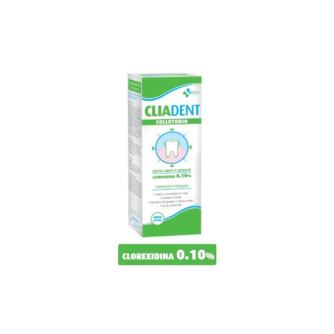Cliadent Collutorio Clorexidina 0,10% trattamento prolungato 200 ml