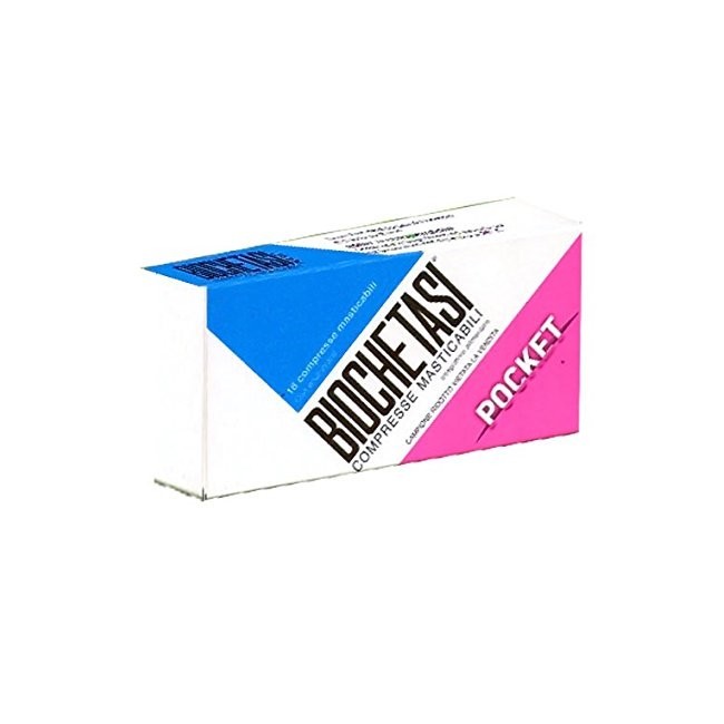 Biochetasi Pocket 18 Compresse Masticabili Biochetasi Pocket 18 Compresse Masticabili