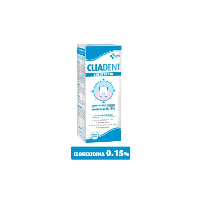 Cliadent Colluttorio 0,15% 200ml Cliadent Colluttorio 0,15% 200ml