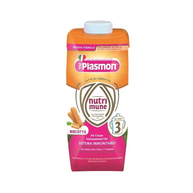 Plasmon Nutri-mune Stage 3 Liquido Biscotto 2x500ml Plasmon Nutri-mune Stage 3 Liquido Biscotto 2x500ml