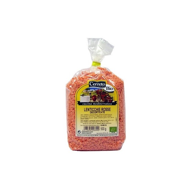 La Collina Dei Fiori Lenticchie Rosse Decorticate 500g La Collina Dei Fiori Lenticchie Rosse Decorticate 500g