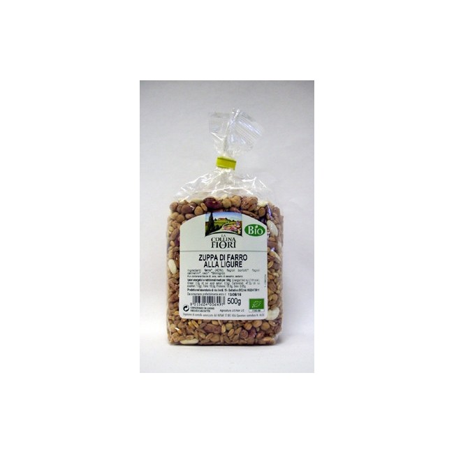 La Collina Dei Fiori Zuppa Di Farro Alla Ligure Bio 500g