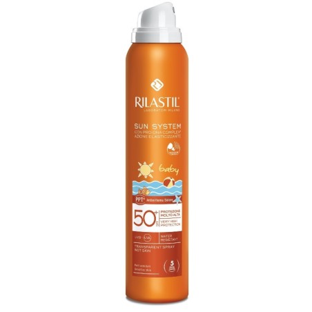 Rilastil Sun System Ppt Spf 50+ Baby Spray Transparent 200ml