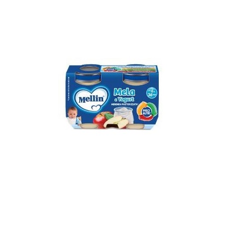 Mellin Merenda Al Gusto Mela E Yogurt 2x120g Mellin Merenda Al Gusto Mela E Yogurt 2x120g