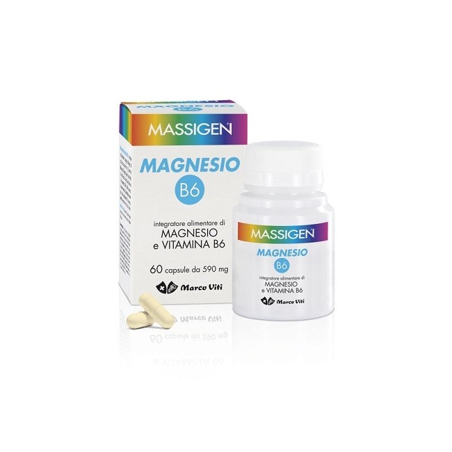Massigen Magnesio B6 60 Capsule Massigen Magnesio B6 60 Capsule