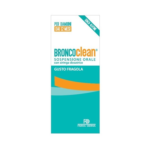 Broncoclean Sospensione Orale Gusto Fragola 100ml Broncoclean Sospensione Orale Gusto Fragola 100ml