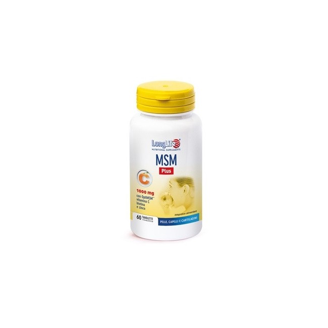 Longlife Msm Plus 60 Tavolette 1000mg Longlife Msm Plus 60 Tavolette 1000mg