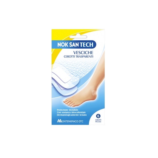 Nok San Tech Cerotto Vescicale Piccolo 6 Pezzi Nok San Tech Cerotto Vescicale Piccolo 6 Pezzi