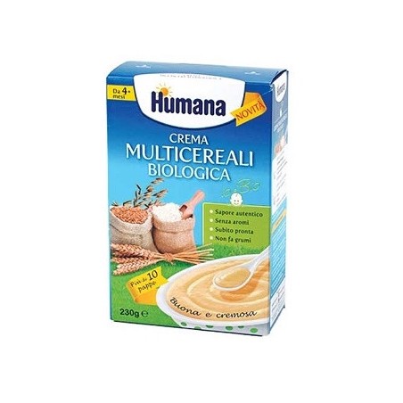 Humana Crema Ai Multicereali Biologico 230g Humana Crema Ai Multicereali Biologico 230g