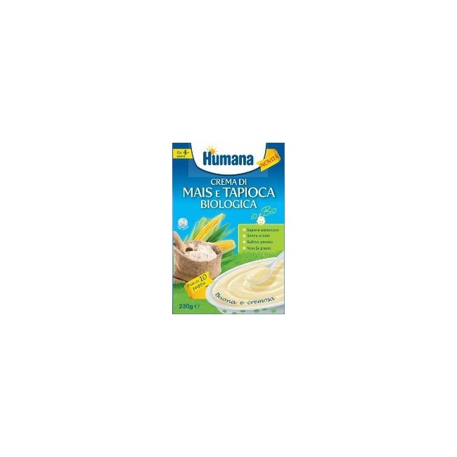 Humana Crema Di Mais E Tapioca Biologica 230g Humana Crema Di Mais E Tapioca Biologica 230g
