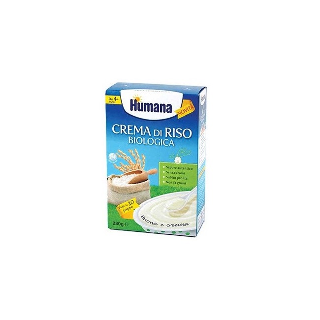 Humana Crema Di Riso Biologico Senza Glutine 230g