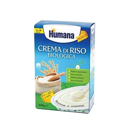 Humana Crema Di Riso Biologico Senza Glutine 230g