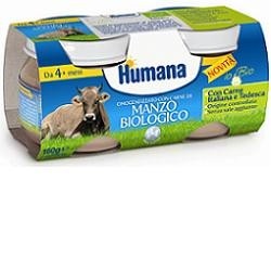 Humana Omogeneizzato Di Manzo Biologico 2x80g