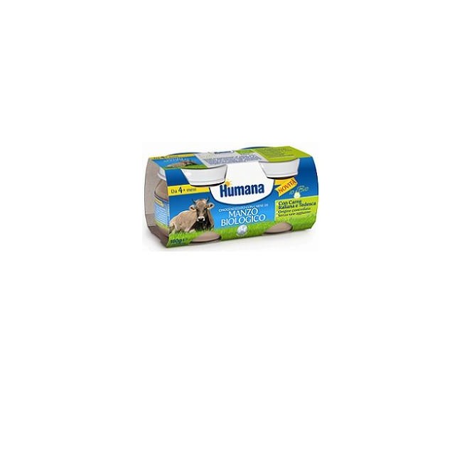 Humana Omogeneizzato Di Manzo Biologico 2x80g Humana Omogeneizzato Di Manzo Biologico 2x80g