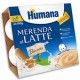Humana Merenda Al Latte Gusto Biscotto 4x100g