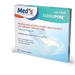 Meds Pore Medicazione 5x7cm 5 Pezzi